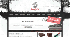 Desktop Screenshot of bonsaiart.sk