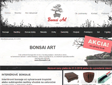Tablet Screenshot of bonsaiart.sk